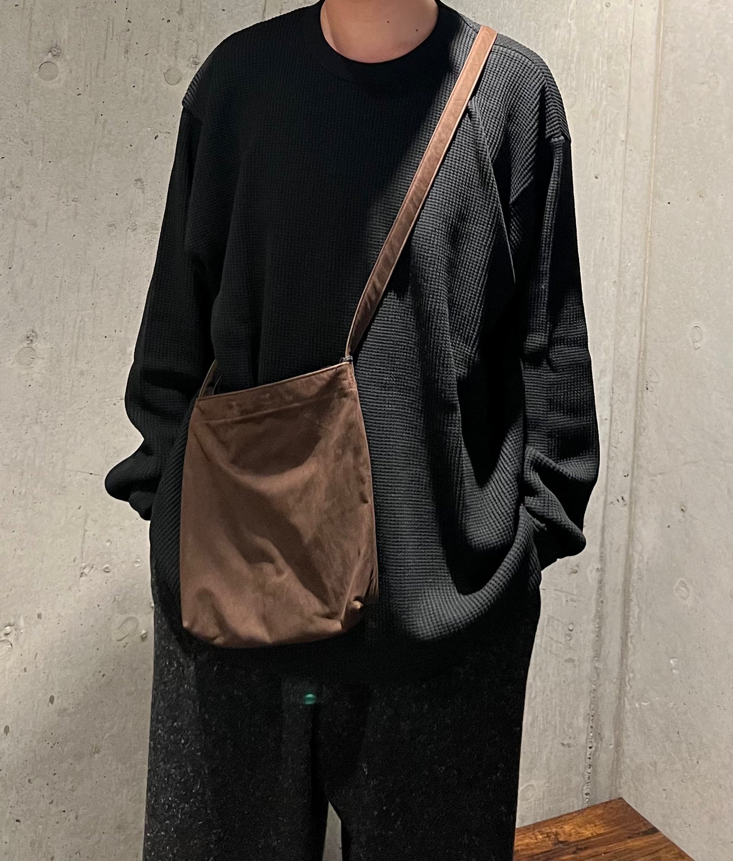 【YOKO SAKAMOTO】RESEARCHER BAG - MEDIUM (BROWN-NU)