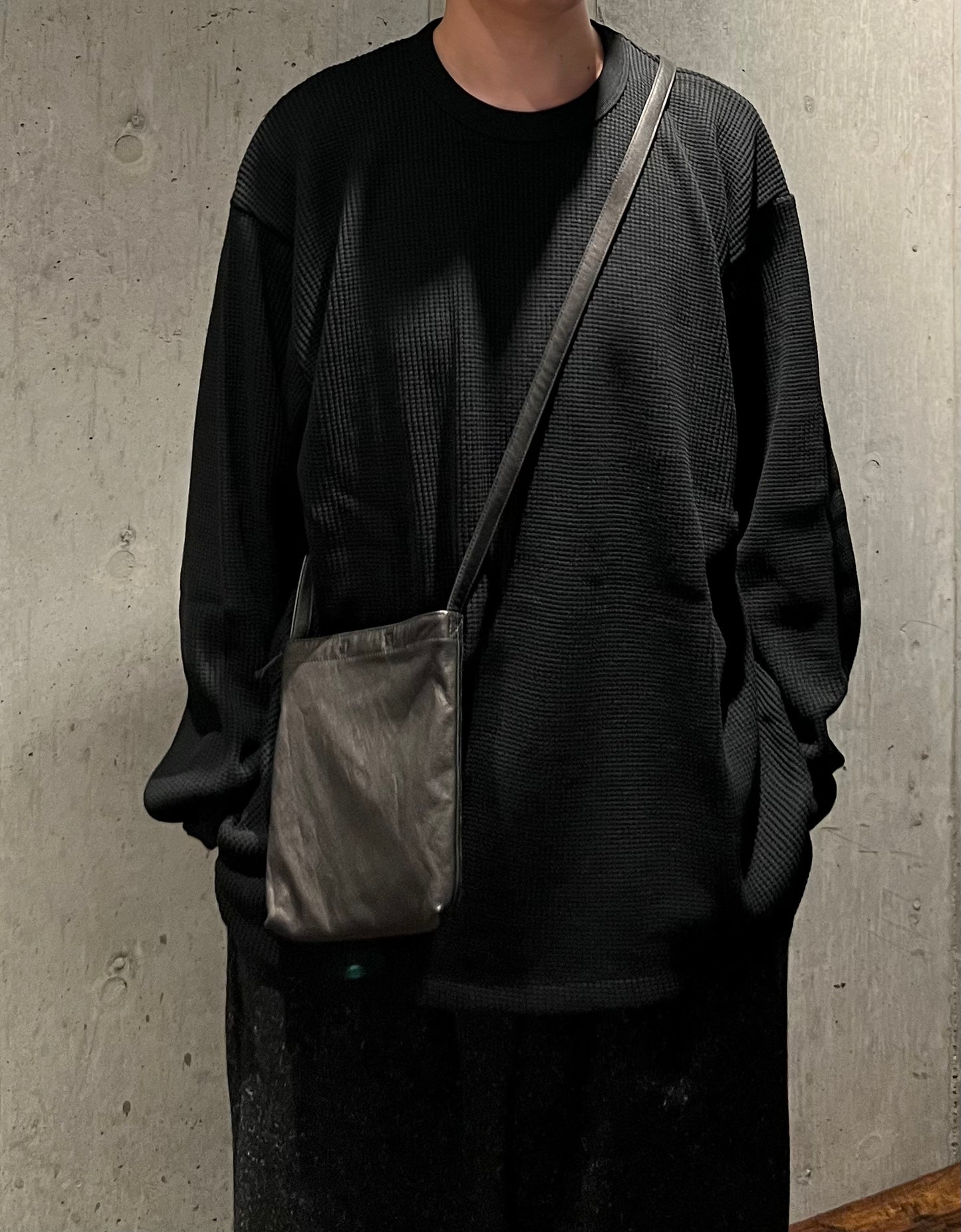 【YOKO SAKAMOTO】RESEARCHER BAG - SMALL (BLACK-FG)