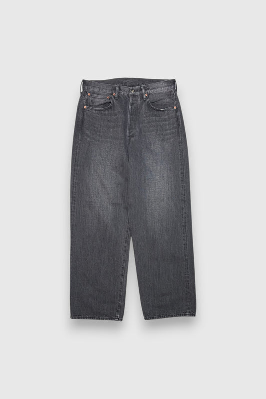 【YOKO SAKAMOTO】5POCKET STRAIGHT PANTS (FADE BLACK)