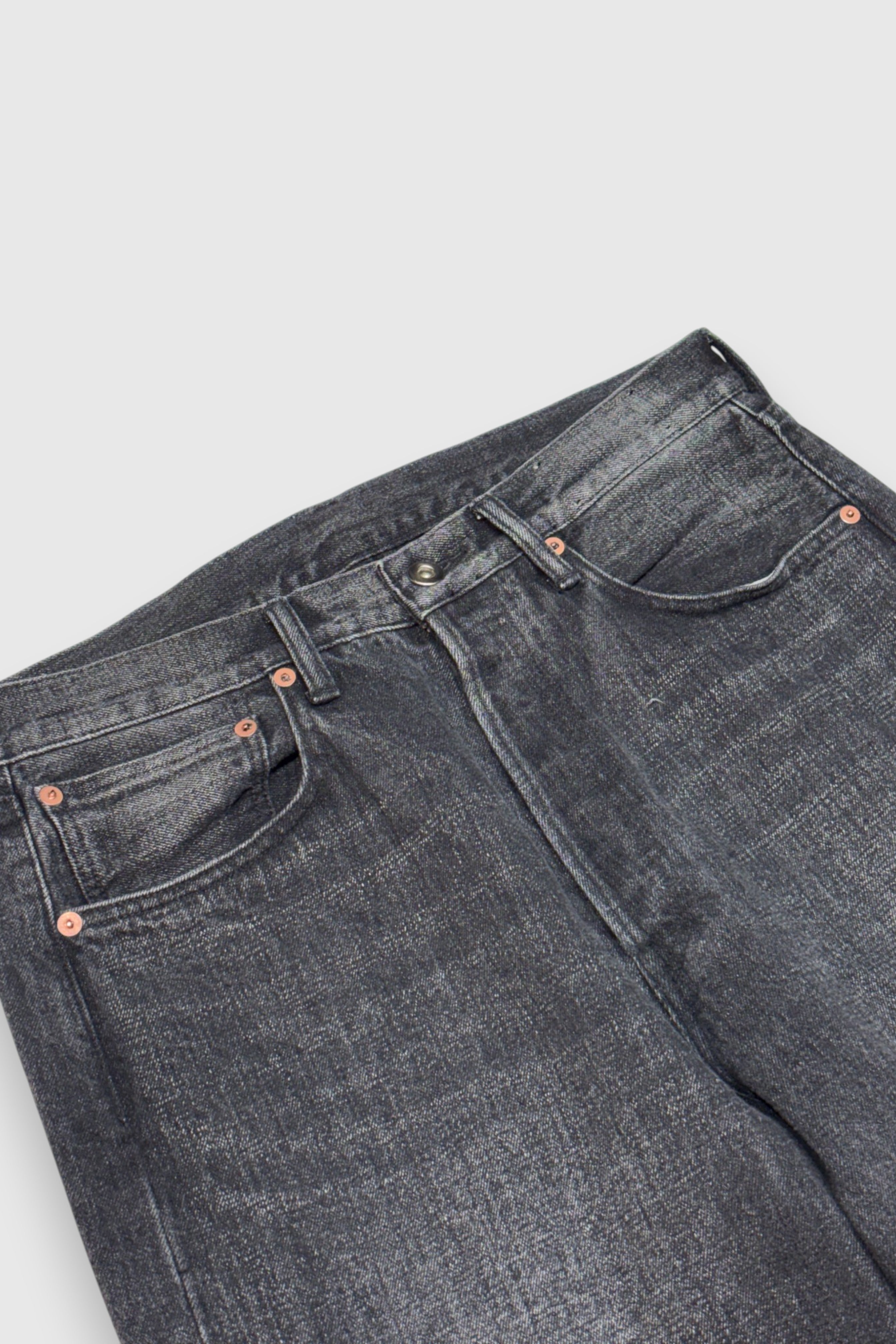 ファクトラ 5'5 初心者向け YOKO SAKAMOTO】5POCKET STRAIGHT PANTS (FADE BLACK) – NOUNZ