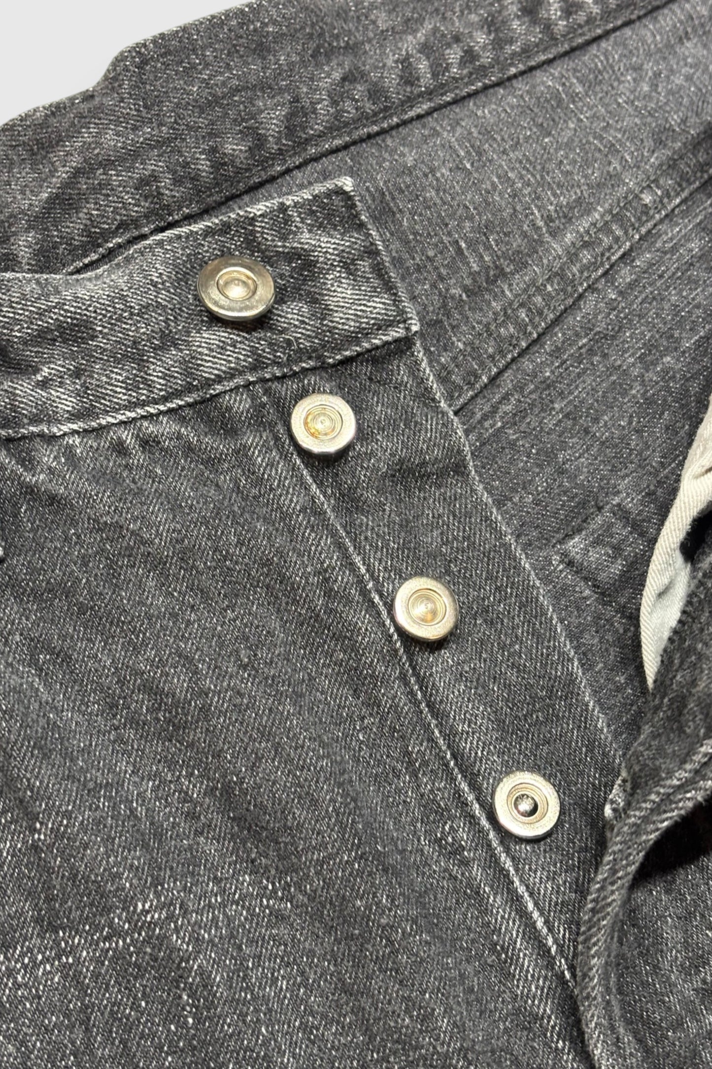 【YOKO SAKAMOTO】5POCKET STRAIGHT PANTS (FADE BLACK)