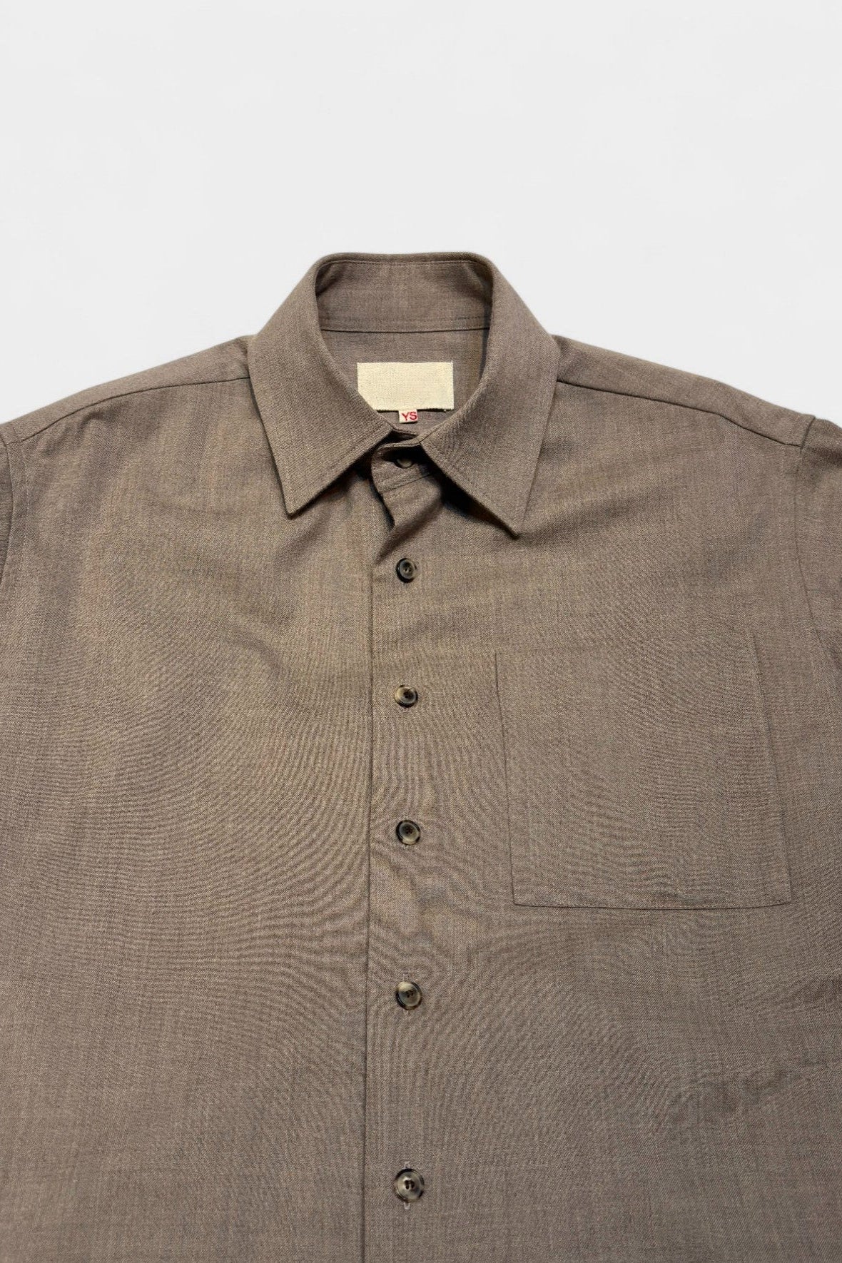 【YOKO SAKAMOTO】BRUSHED WOOL BIG SHIRT