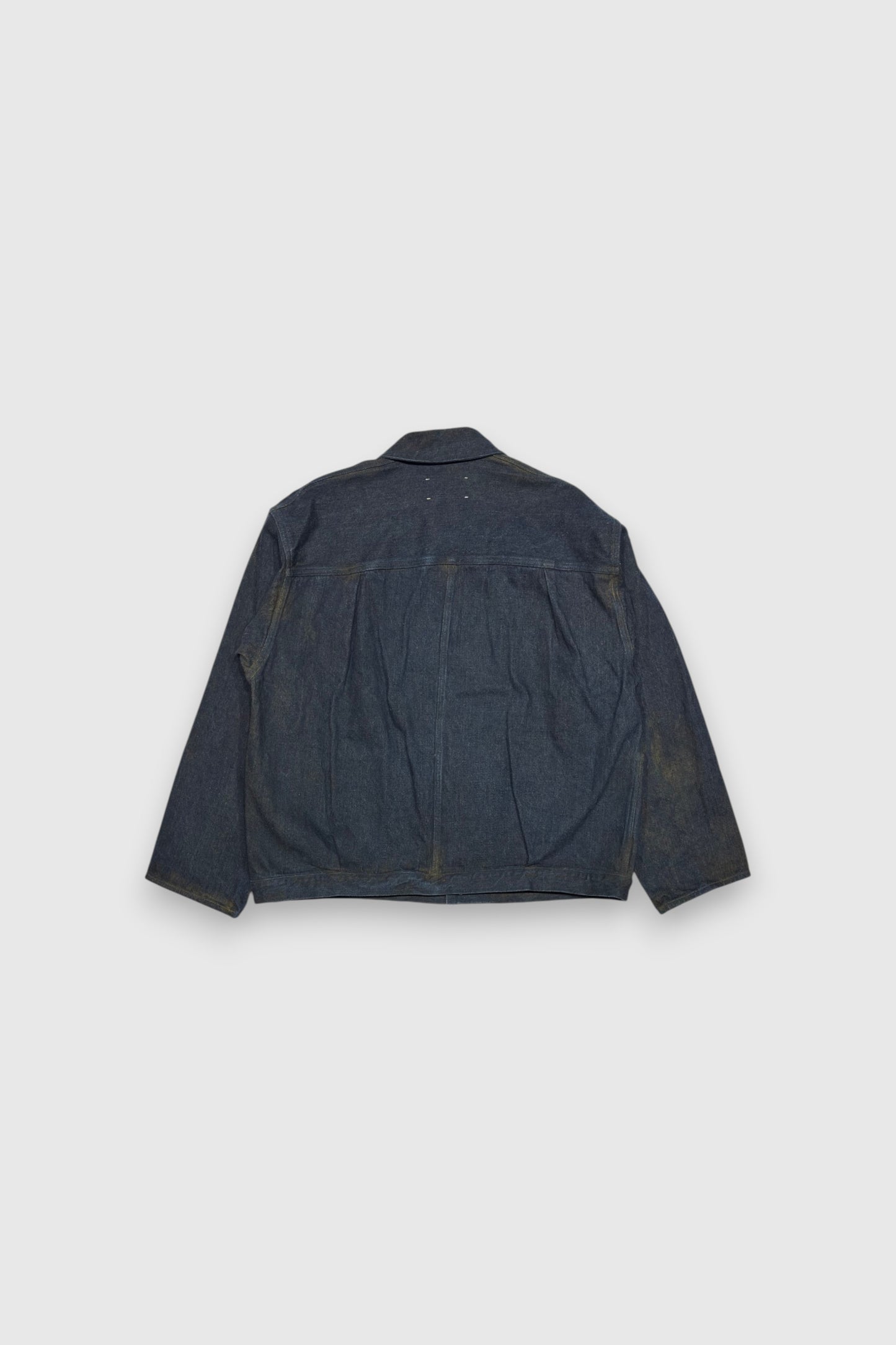 【YOKO SAKAMOTO】PLEATS JACKET (YELLOW OCHRE)