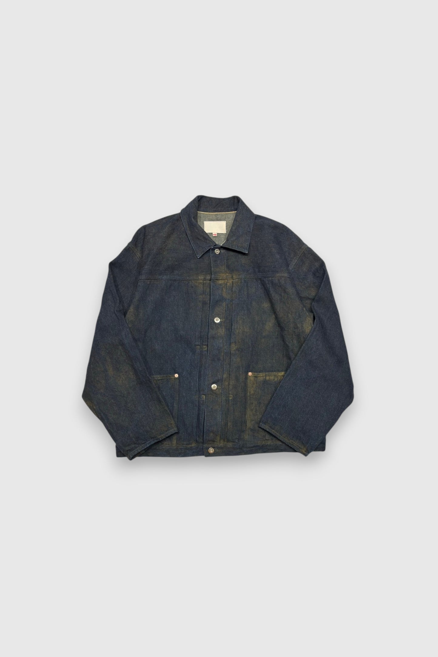 【YOKO SAKAMOTO】PLEATS JACKET (YELLOW OCHRE)