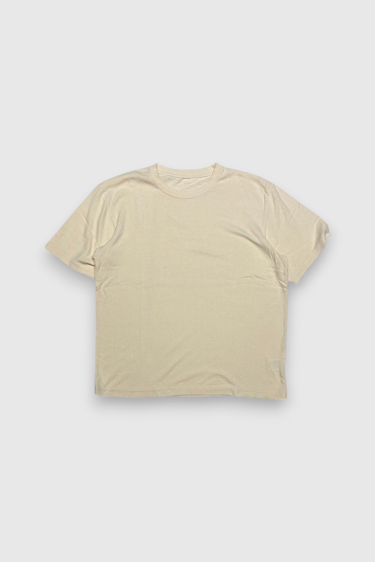 【MITTAN】強撚絹紬糸Tシャツ(生成)
