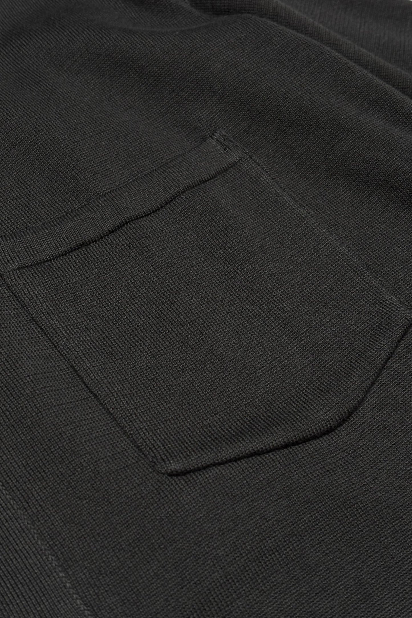 【LOYM】AETHER - GIZA Cotton Knit Shirt(CHARCOAL GRAY)