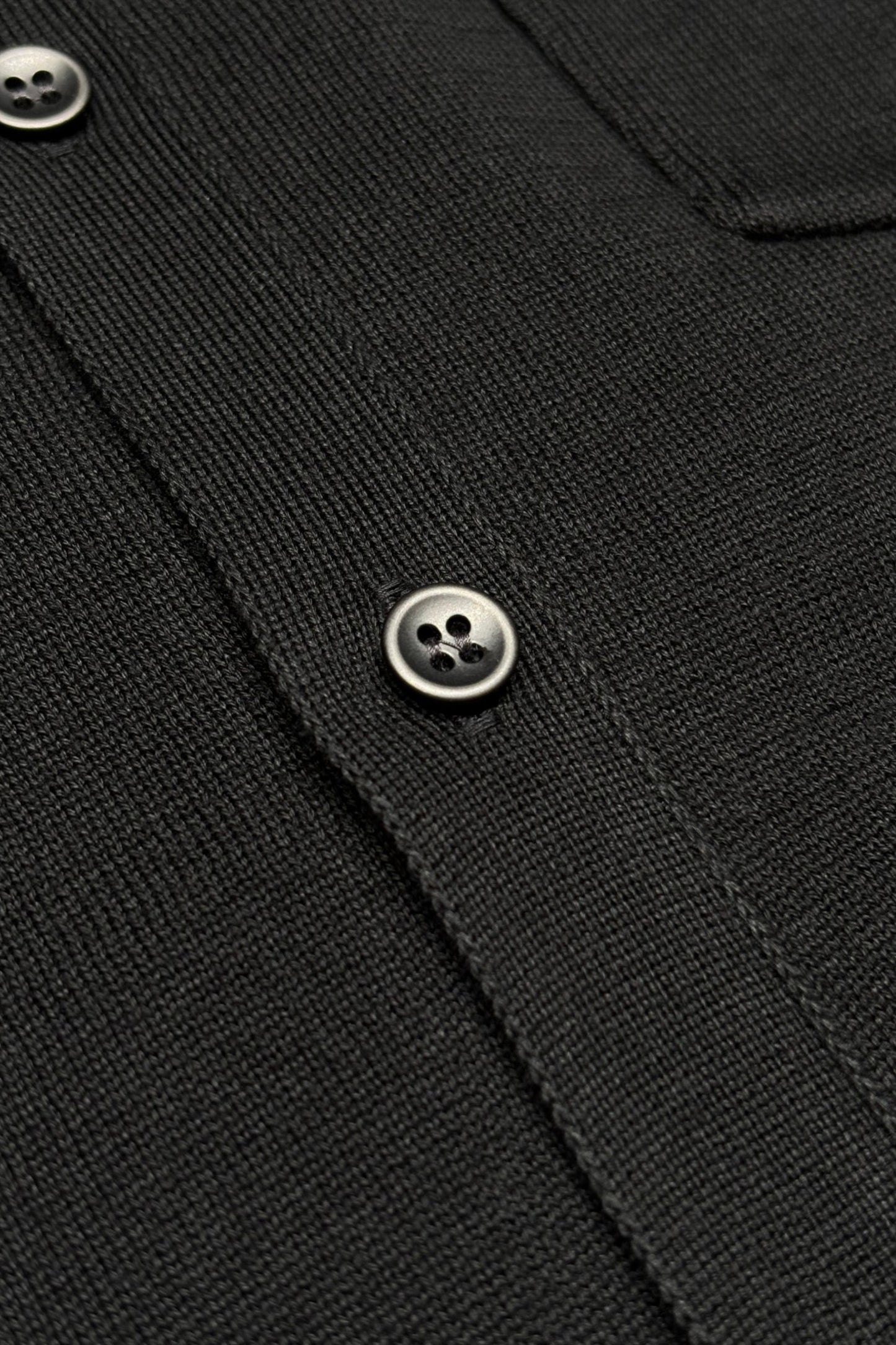 【LOYM】AETHER - GIZA Cotton Knit Shirt(CHARCOAL GRAY)