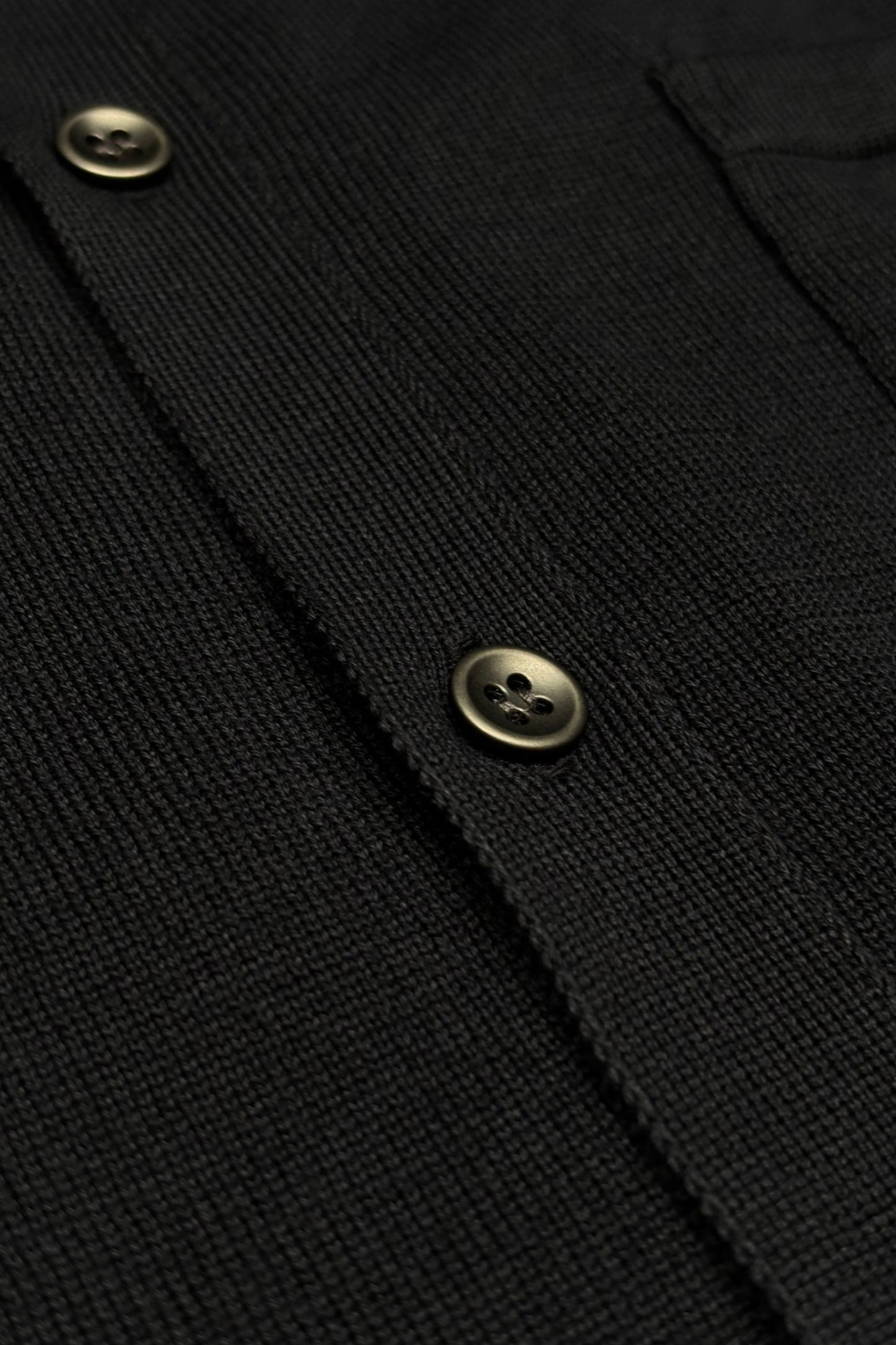 【LOYM】AETHER - GIZA Cotton Knit Shirt(DARK NAVY)