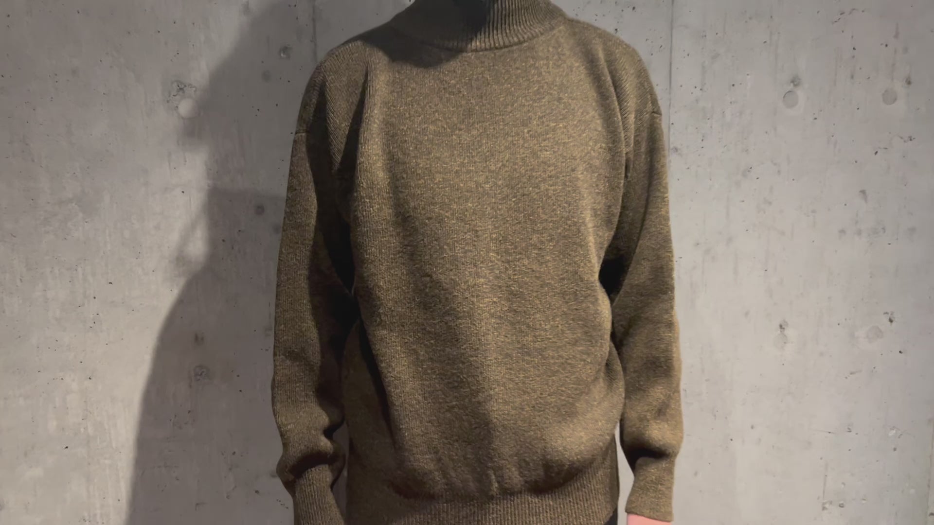 Slopeslow】GOB sweater(khaki mix) – NOUNZ